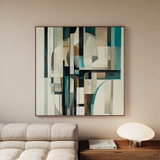 Abstract 899 Canvas Art 60 x 60 cm / Stretched on hidden frame