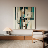 Abstract 899 Canvas Art 60 x 60 cm / Stretched on hidden frame