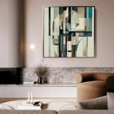Abstract 899 Canvas Art 60 x 60 cm / Stretched on hidden frame
