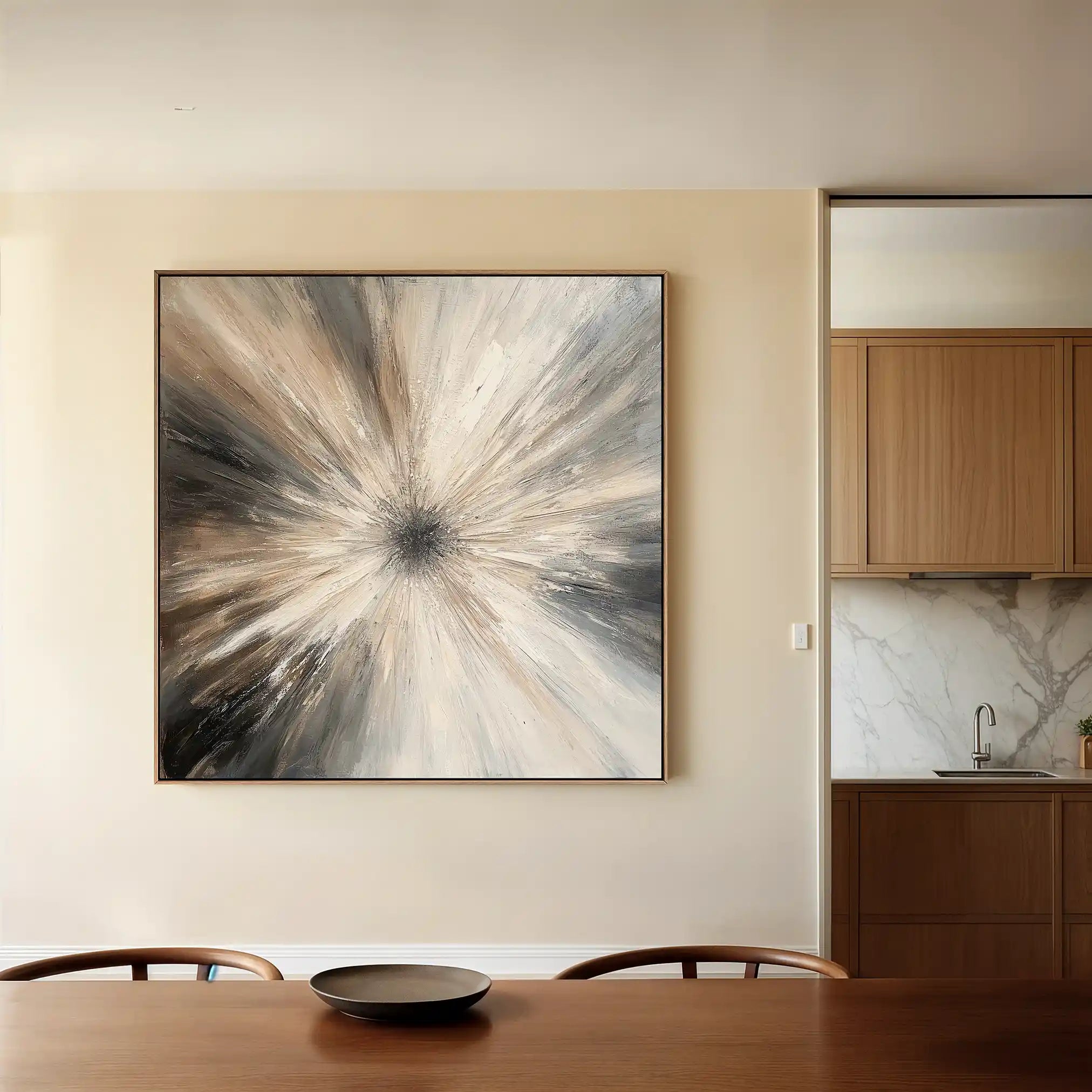 Abstract 900 Canvas Art 60 x 60 cm / Stretched on hidden frame