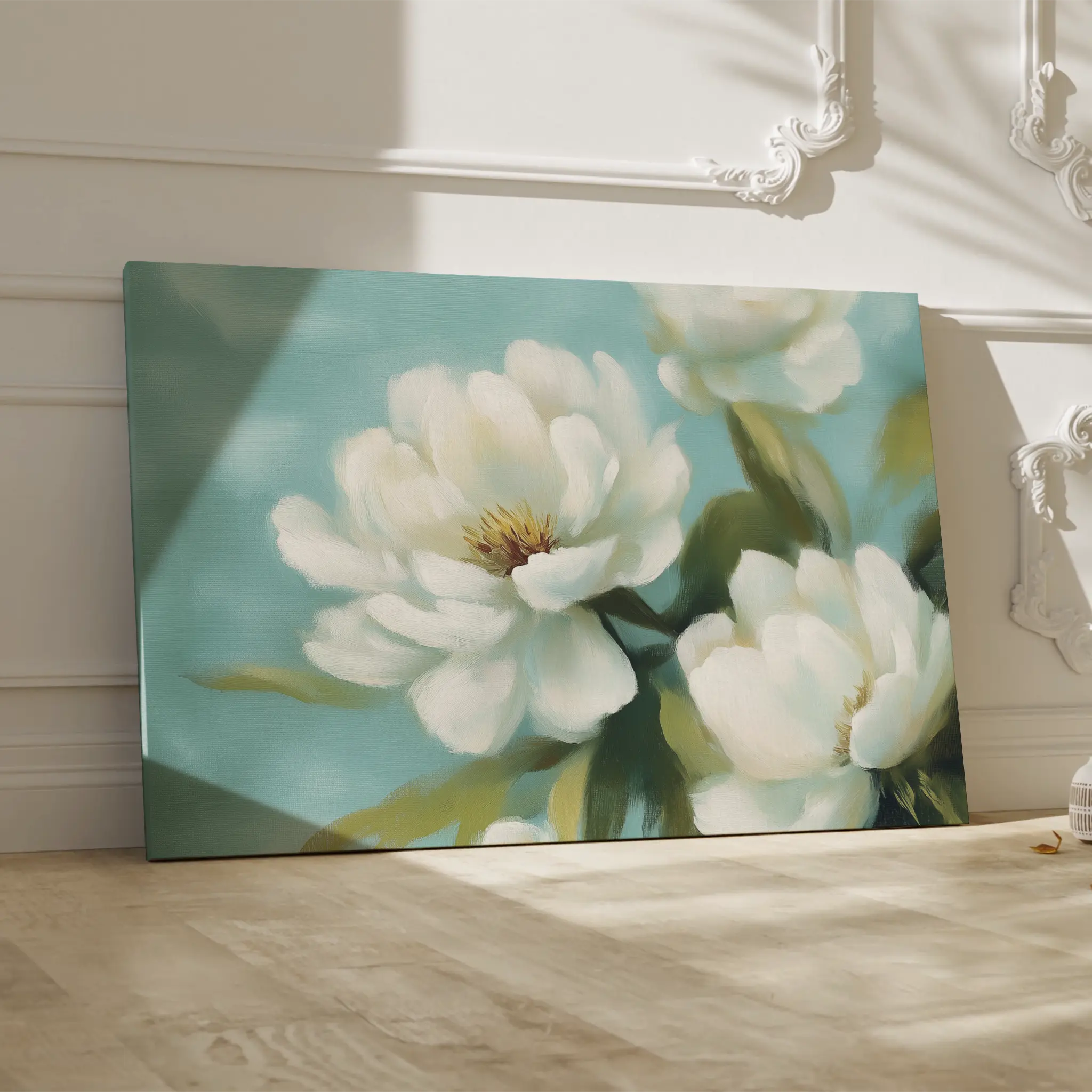 Floral Canvas Wall Art WAD900-F 90 x 60 cm / Stretched on hidden frame