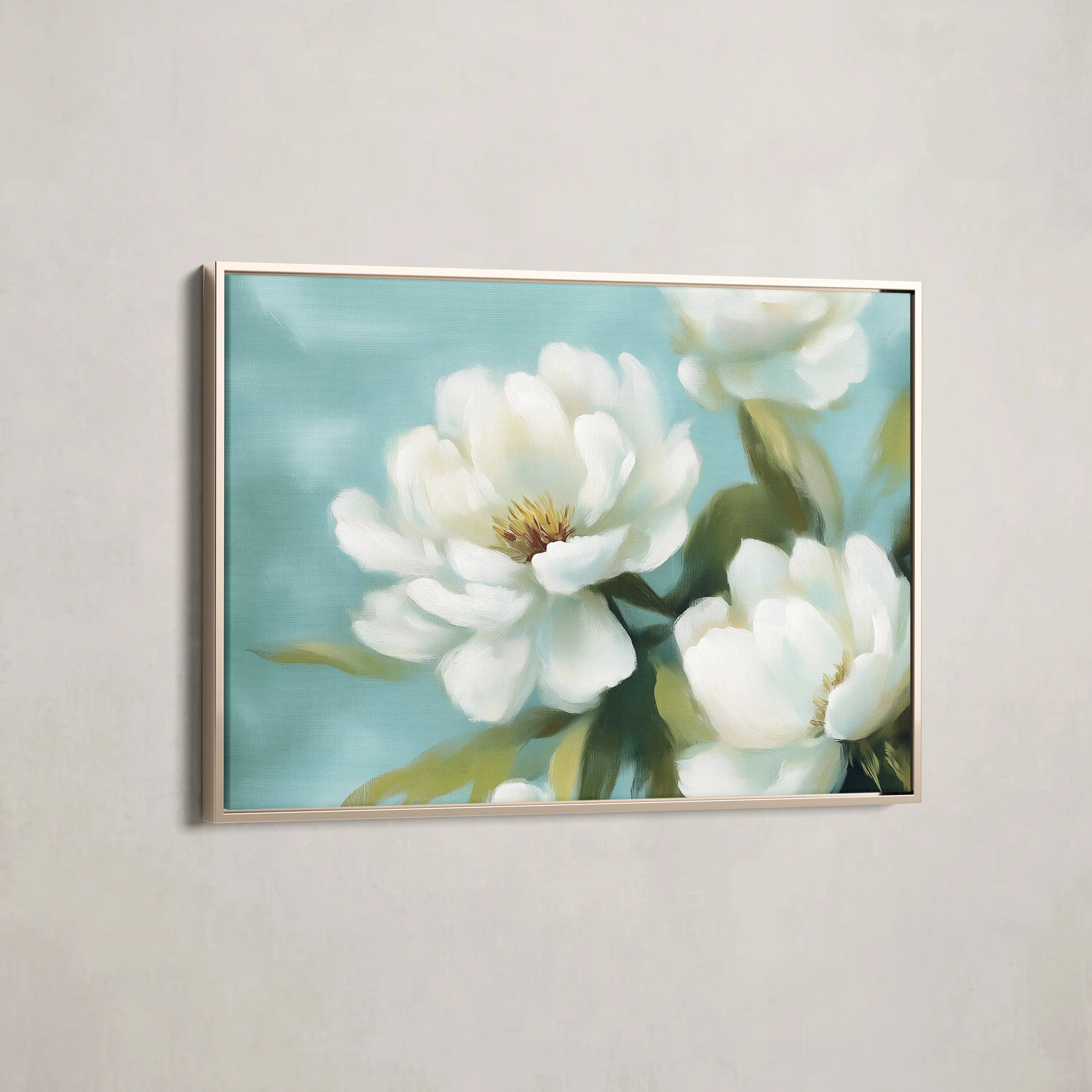 Floral Canvas Wall Art WAD900-F 90 x 60 cm / Stretched on hidden frame