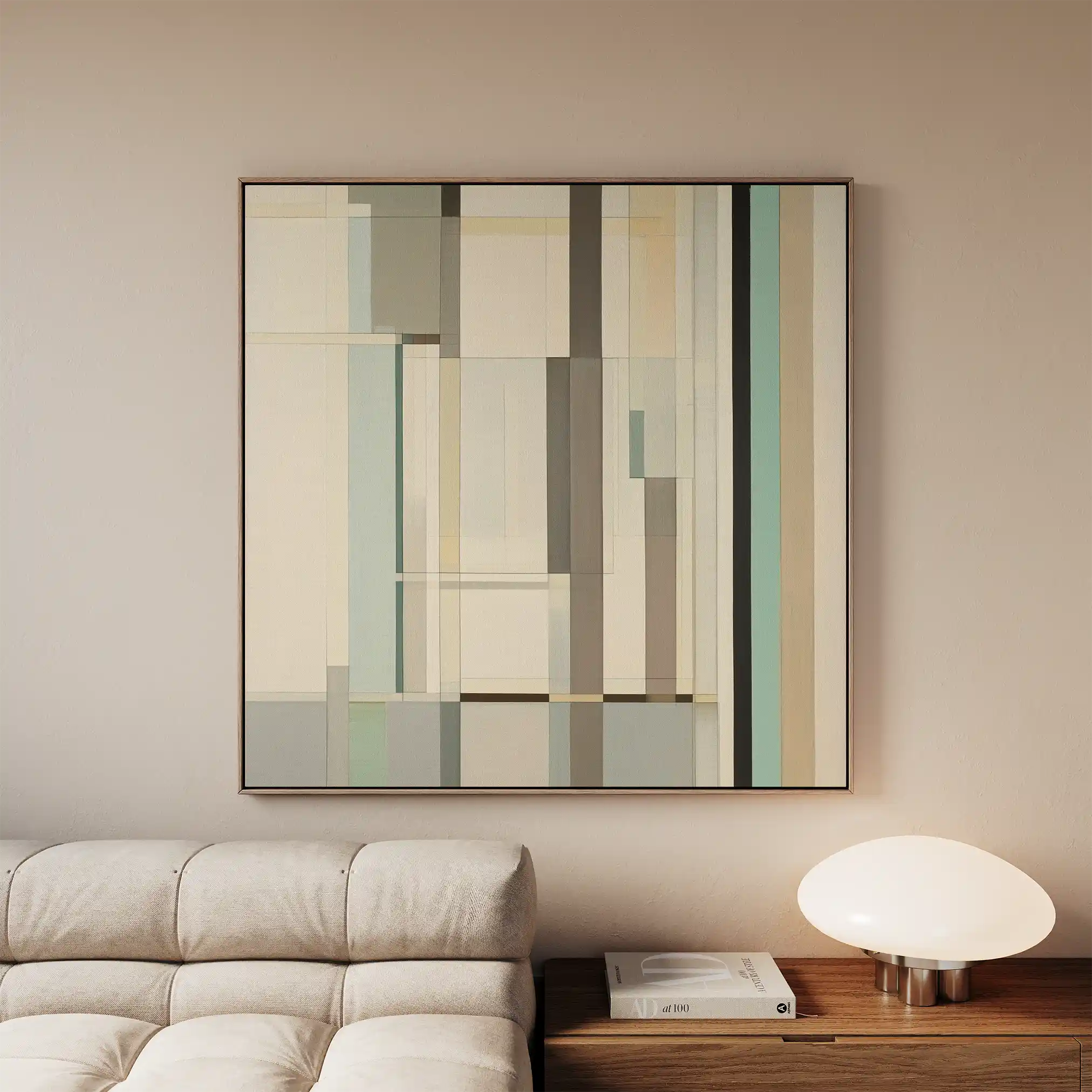 Abstract 901 Canvas Art 60 x 60 cm / Stretched on hidden frame
