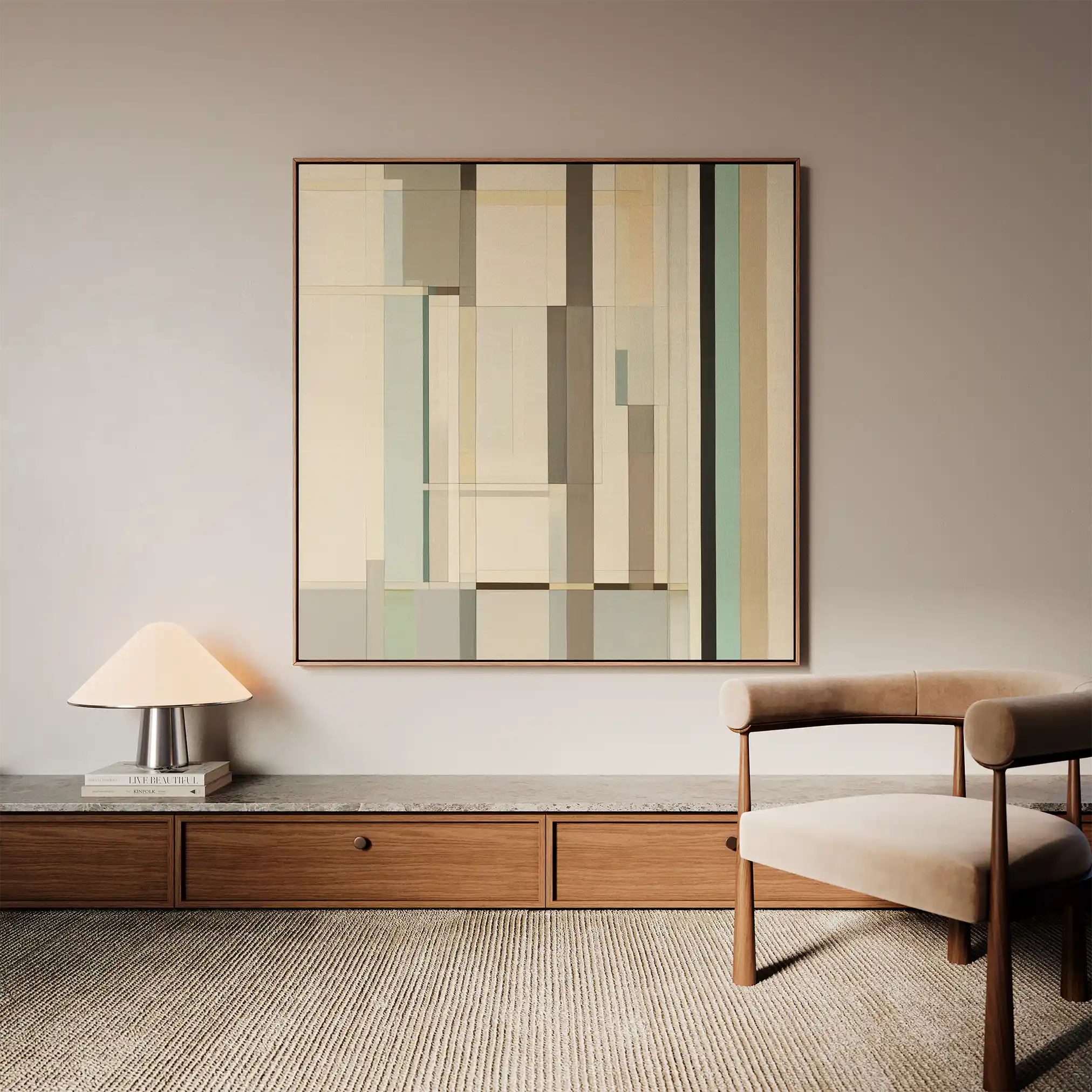 Abstract 901 Canvas Art 60 x 60 cm / Stretched on hidden frame