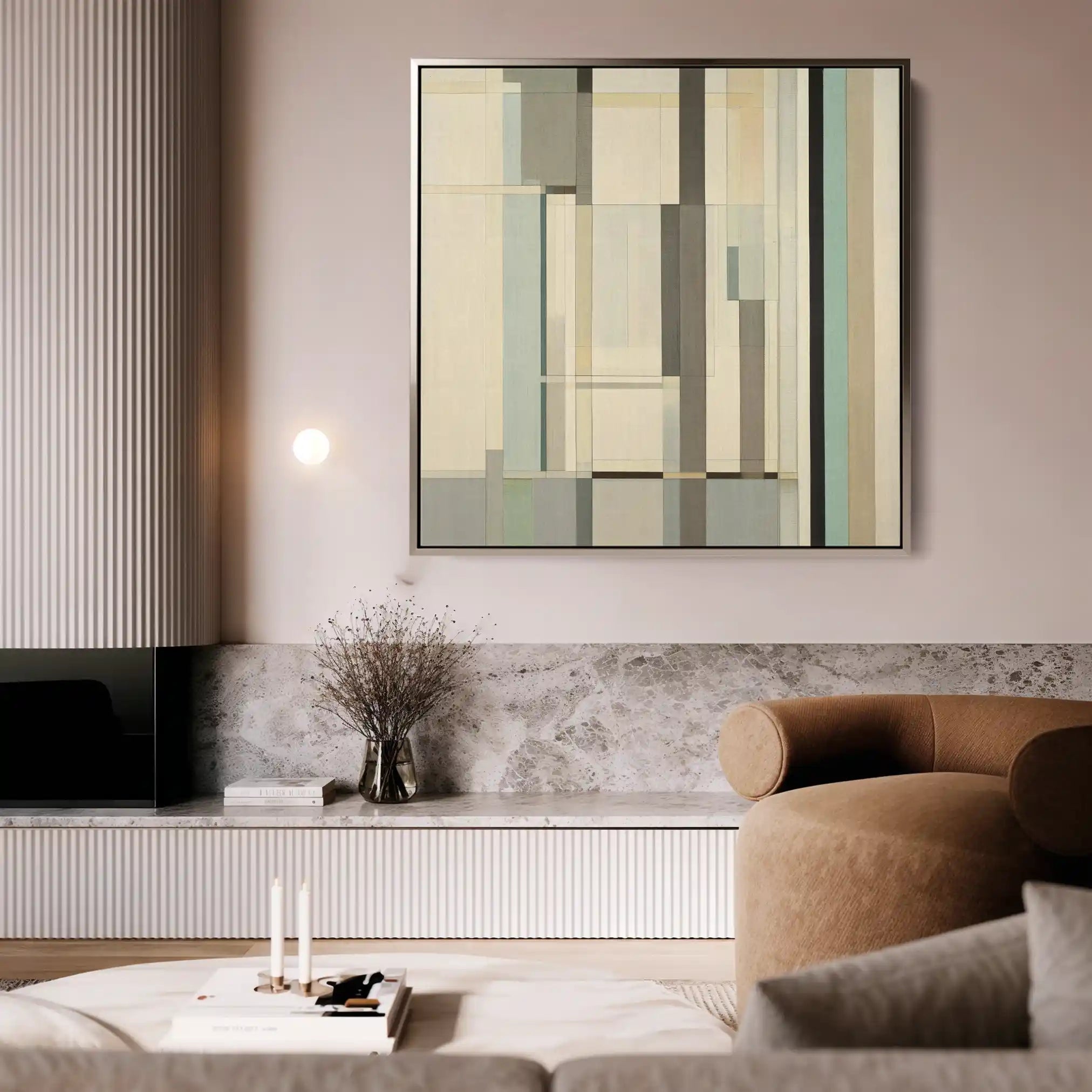 Abstract 901 Canvas Art 60 x 60 cm / Stretched on hidden frame