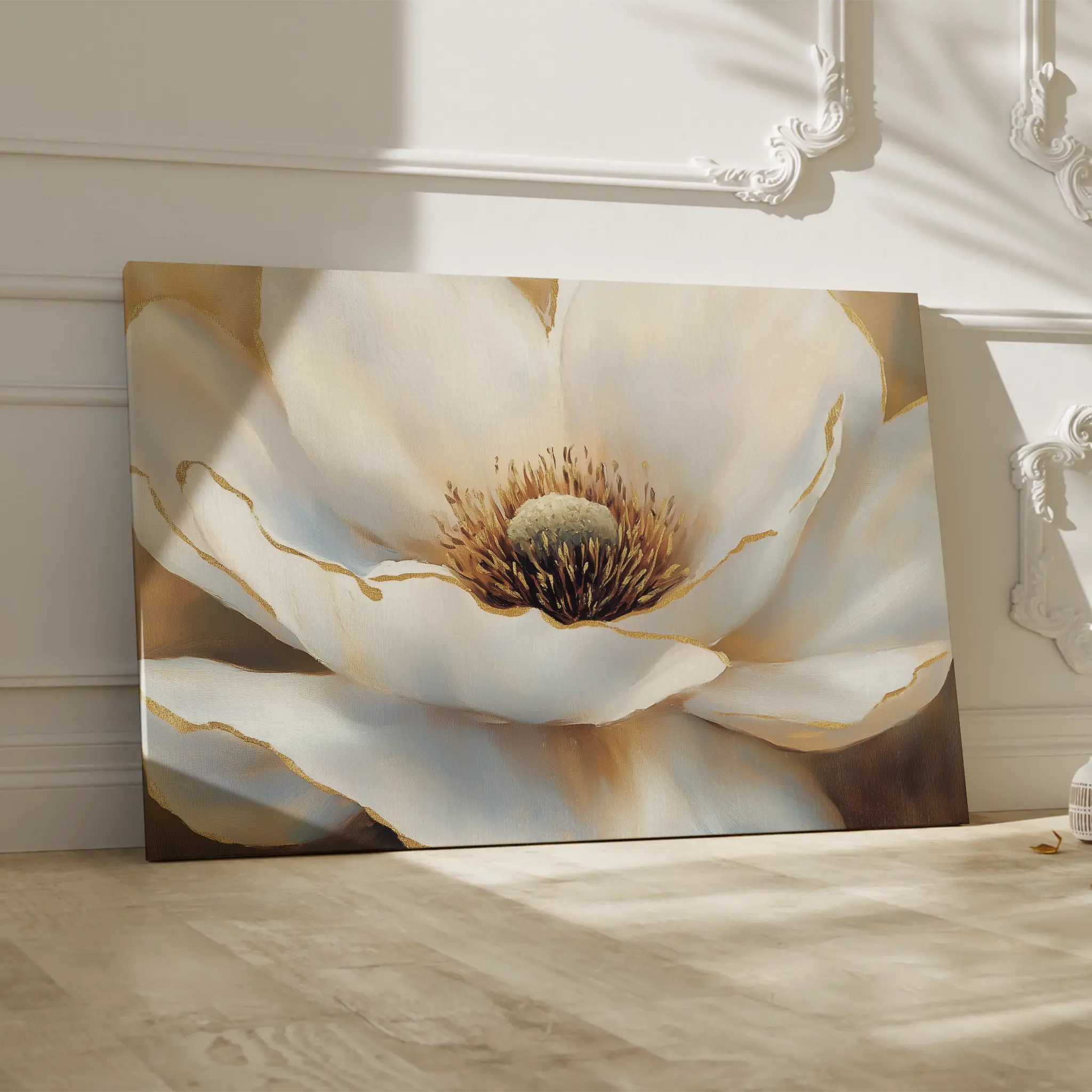 Floral Canvas Wall Art WAD901-F 90 x 60 cm / Stretched on hidden frame