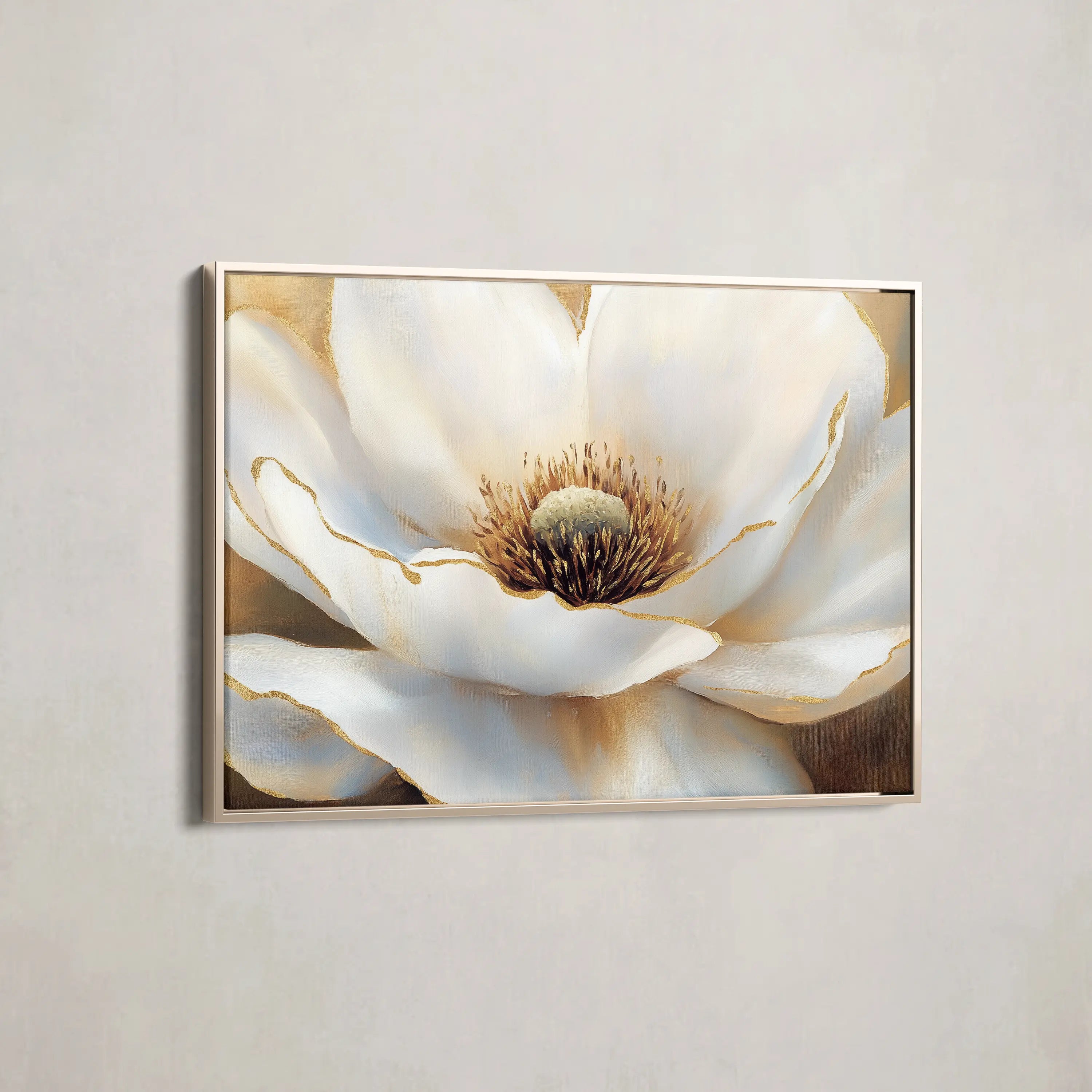 Floral Canvas Wall Art WAD901-F 90 x 60 cm / Stretched on hidden frame