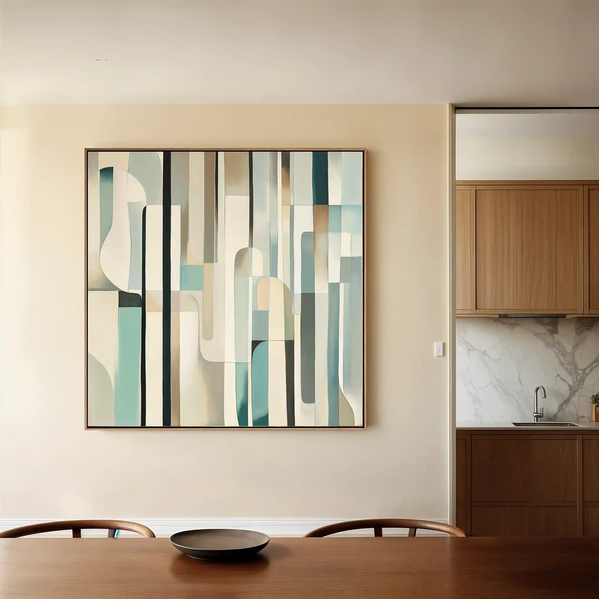 Abstract 902 Canvas Art 60 x 60 cm / Stretched on hidden frame