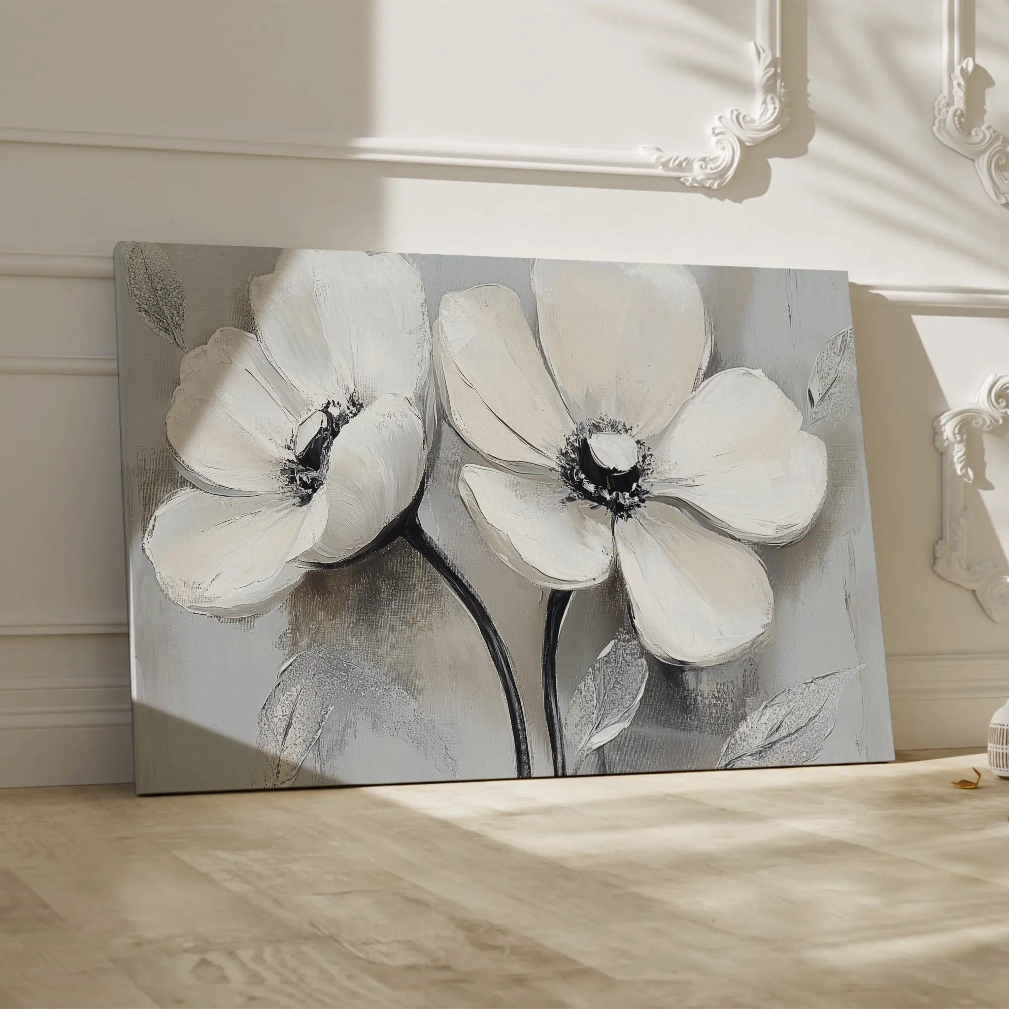 Floral Canvas Wall Art WAD902-F 90 x 60 cm / Stretched on hidden frame