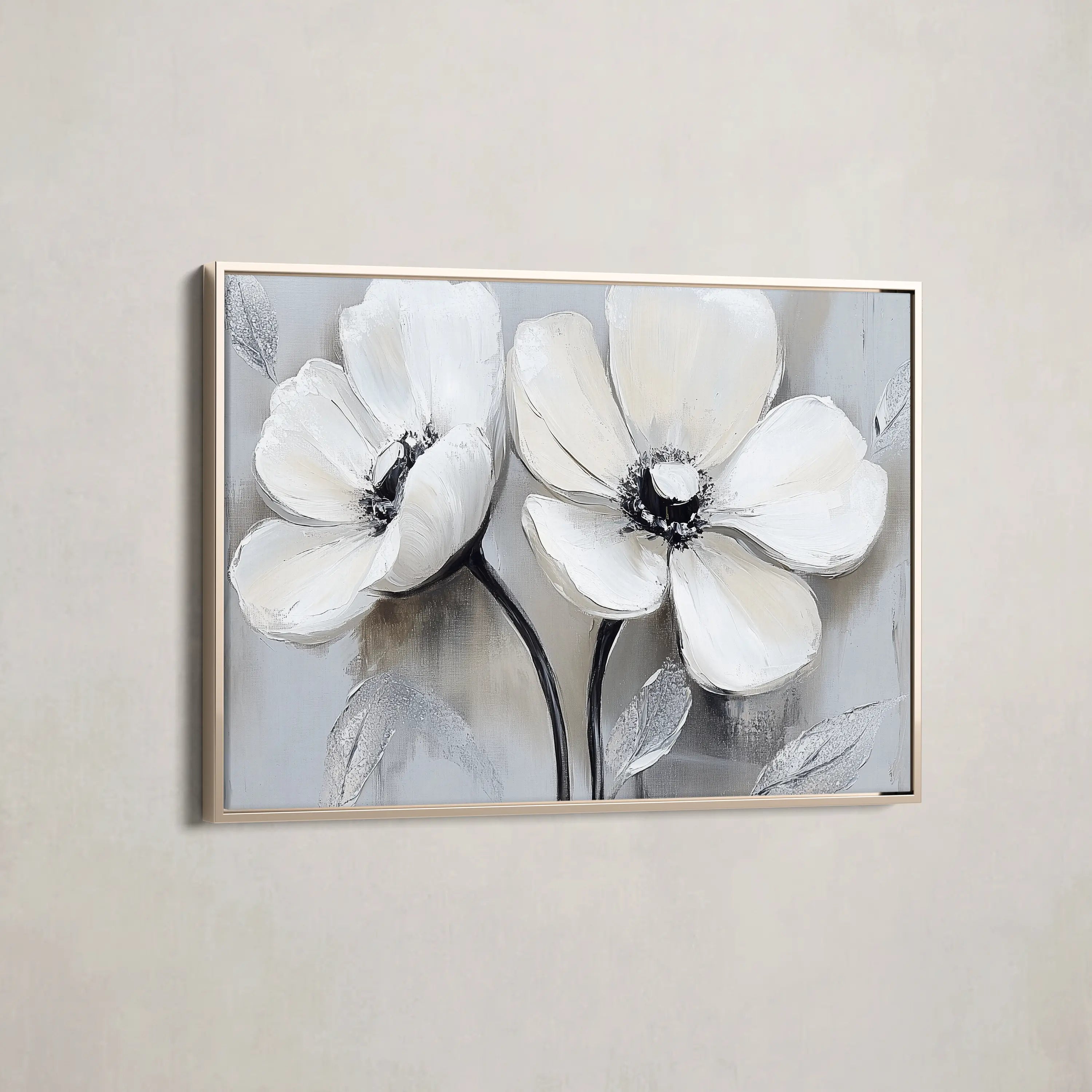 Floral Canvas Wall Art WAD902-F 90 x 60 cm / Stretched on hidden frame