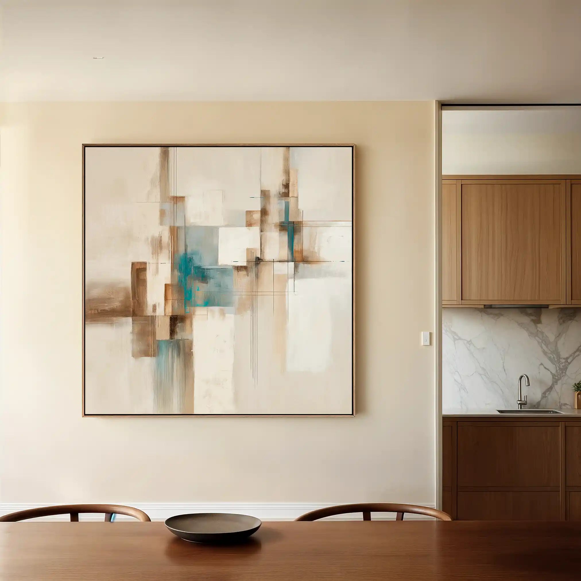 Abstract 903 Canvas Art 60 x 60 cm / Stretched on hidden frame