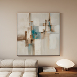 Abstract 903 Canvas Art 60 x 60 cm / Stretched on hidden frame