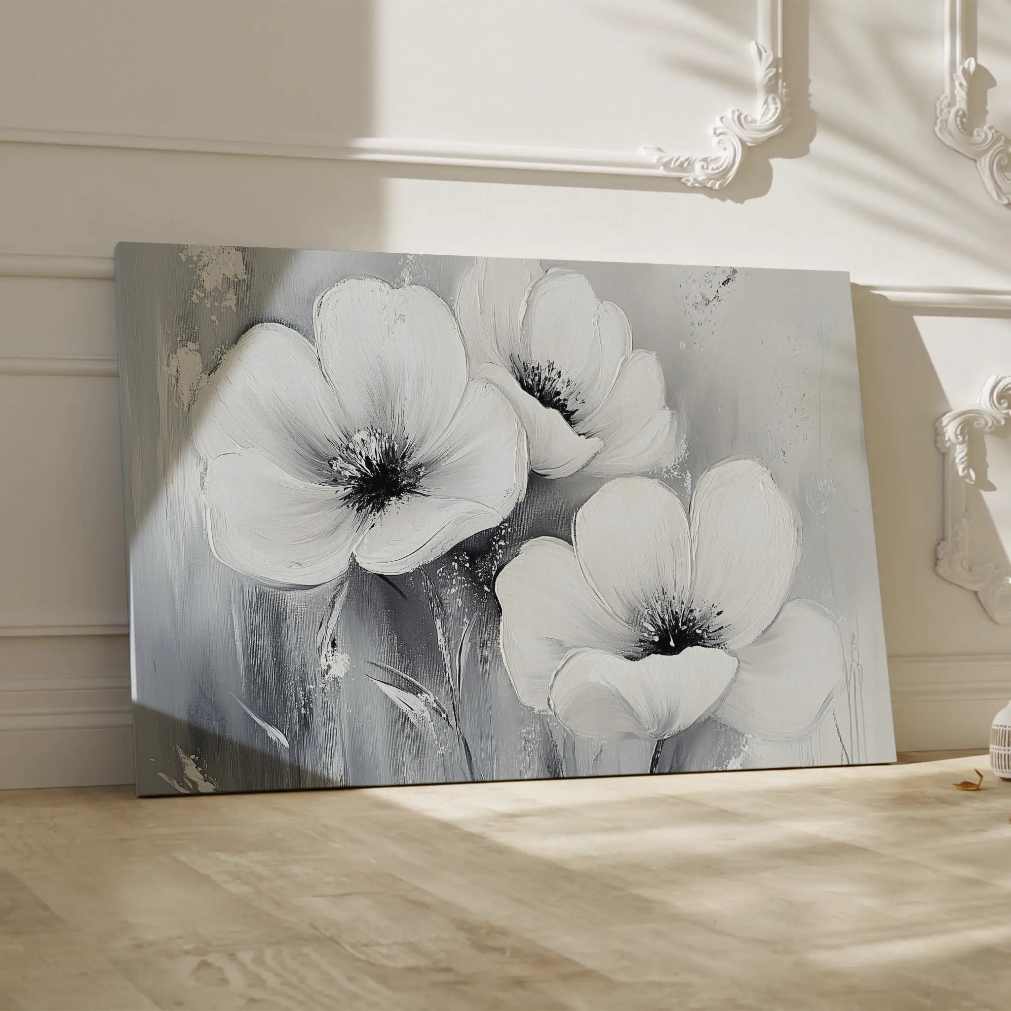 Floral Canvas Wall Art WAD903-F 90 x 60 cm / Stretched on hidden frame