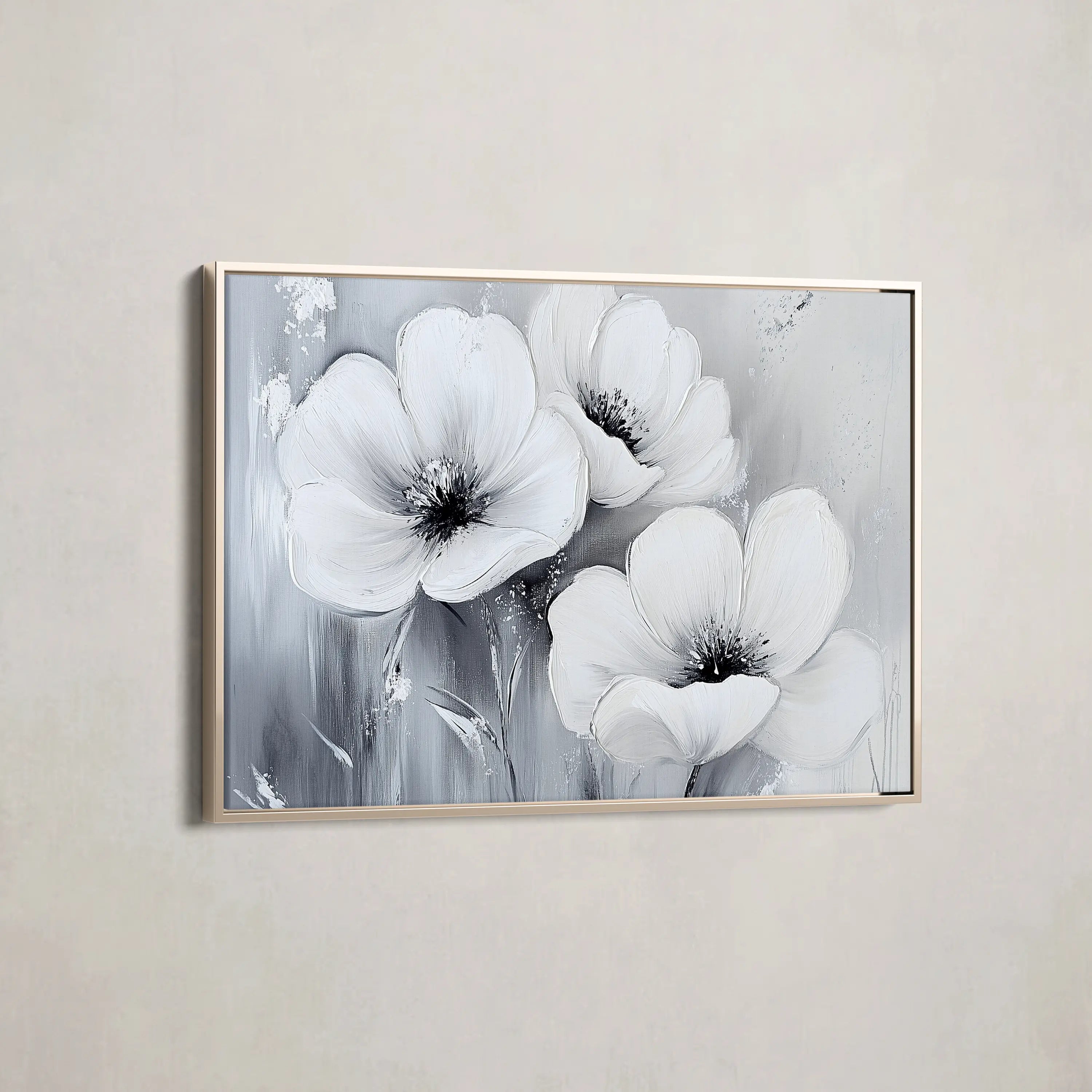 Floral Canvas Wall Art WAD903-F 90 x 60 cm / Stretched on hidden frame