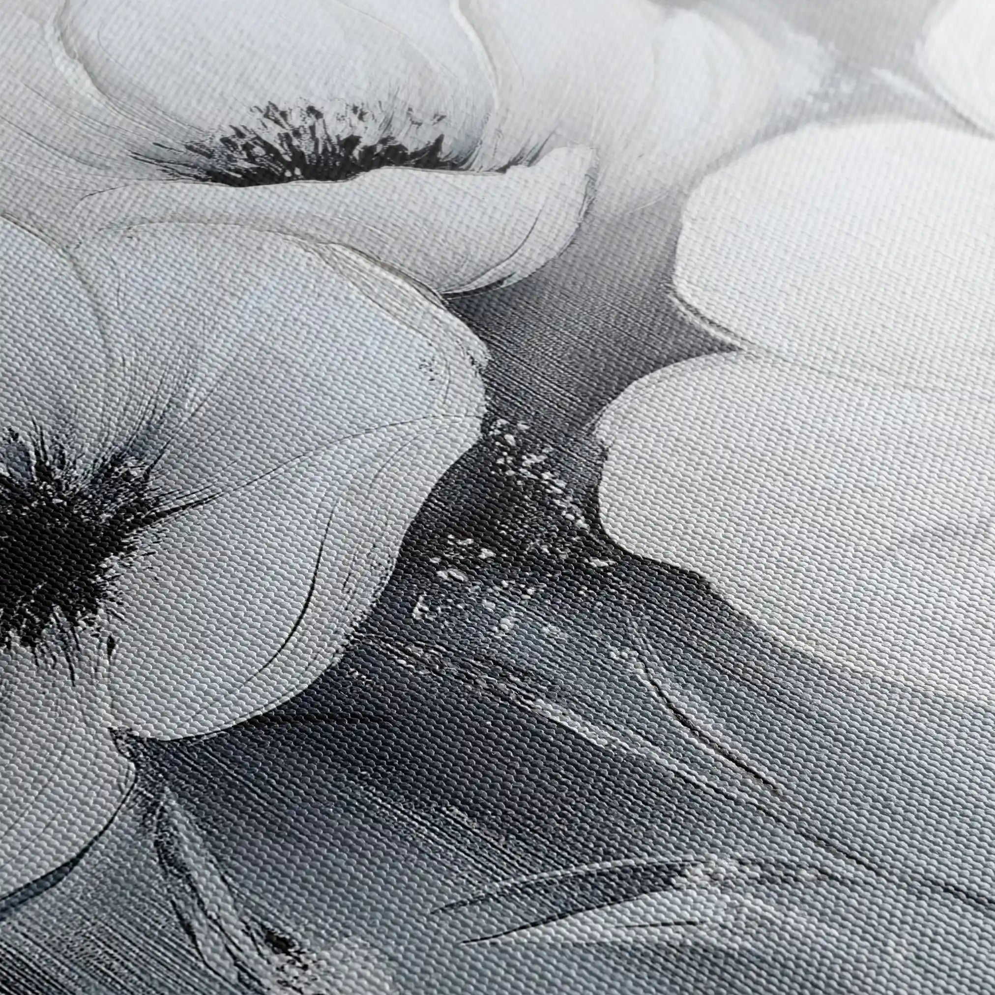 Floral Canvas Wall Art WAD903-F 90 x 60 cm / Stretched on hidden frame