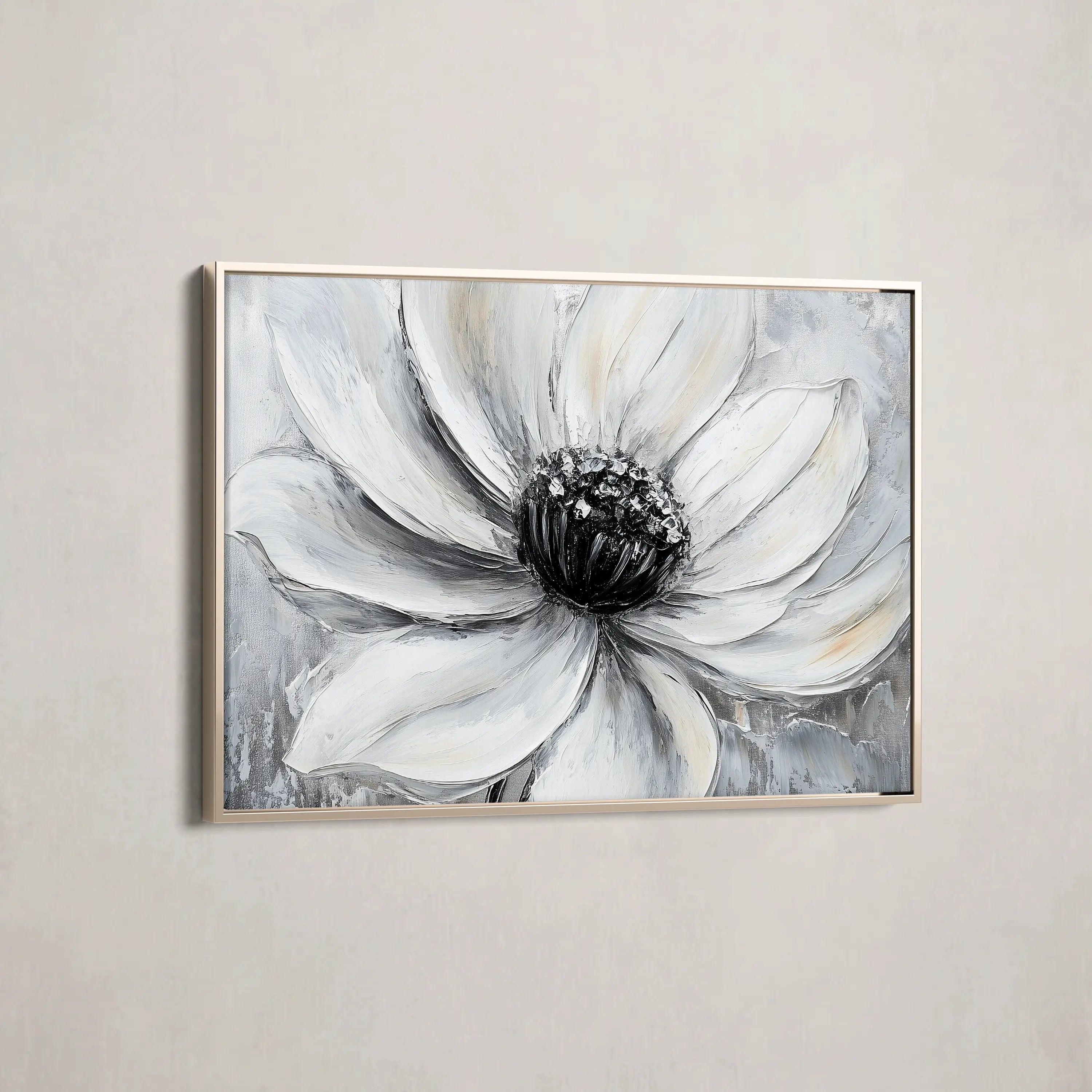 Floral Canvas Wall Art WAD904-F 90 x 60 cm / Stretched on hidden frame