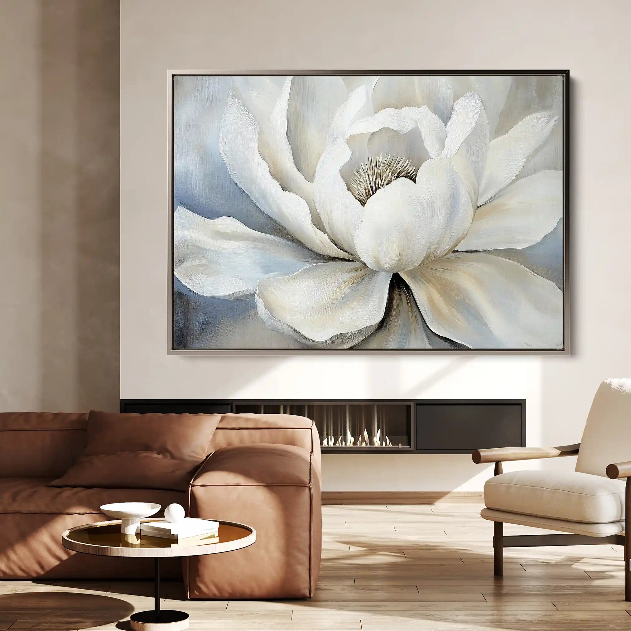 Floral Canvas Wall Art WAD906-F 90 x 60 cm / Stretched on hidden frame