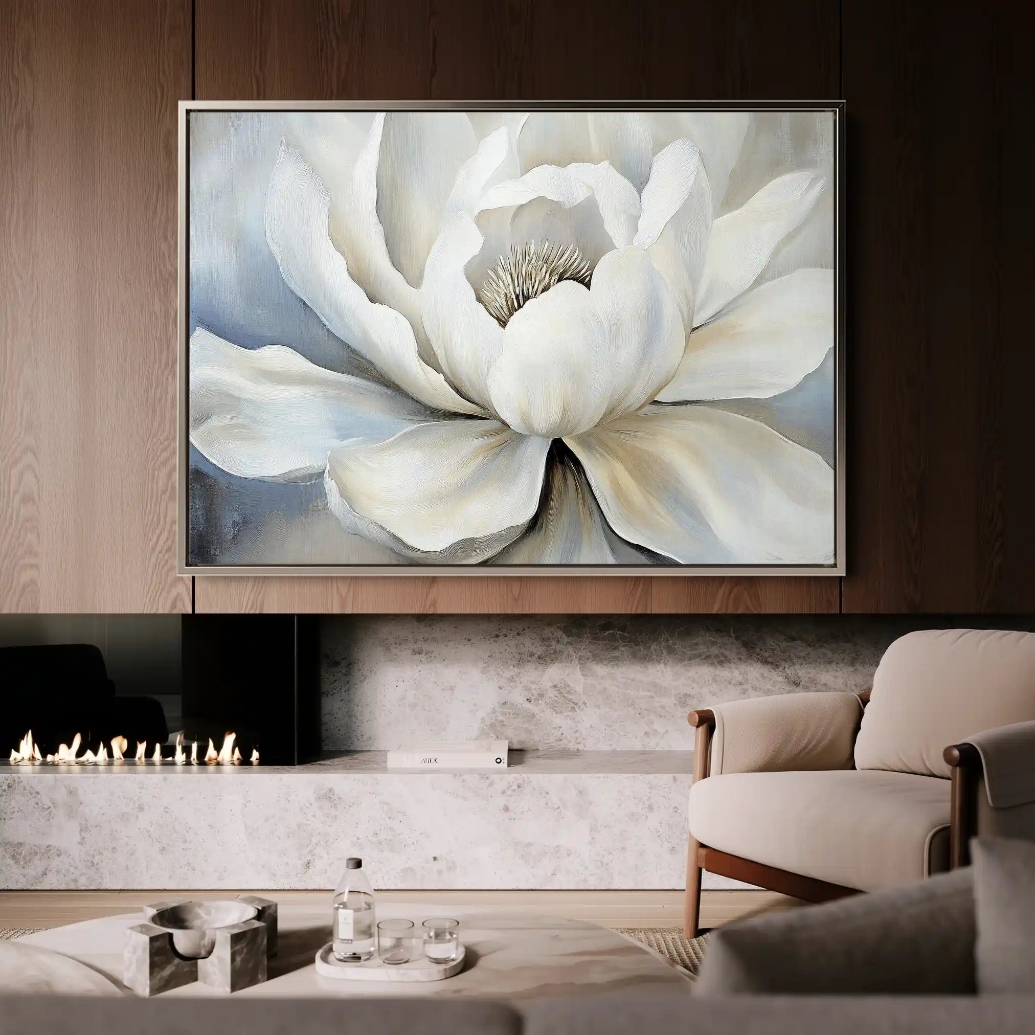 Floral Canvas Wall Art WAD906-F 90 x 60 cm / Stretched on hidden frame