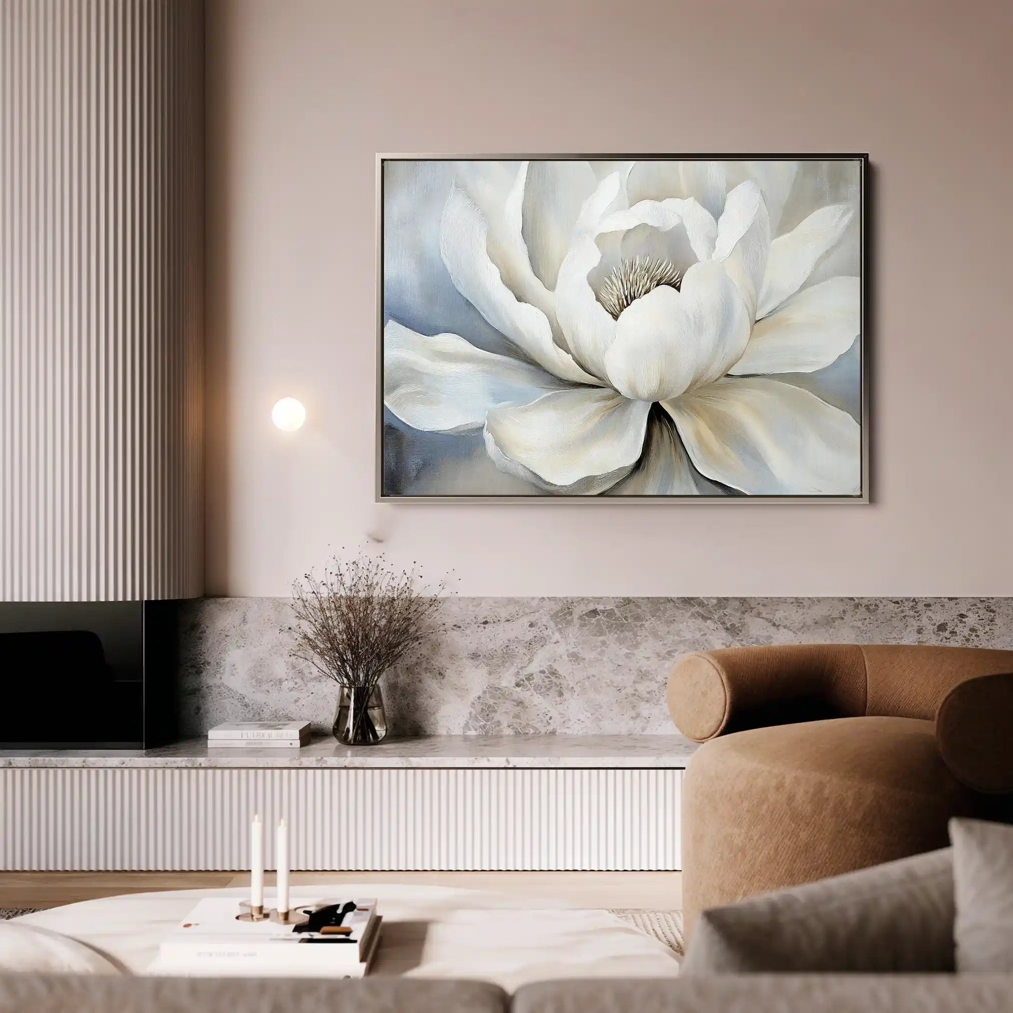 Floral Canvas Wall Art WAD906-F 90 x 60 cm / Stretched on hidden frame