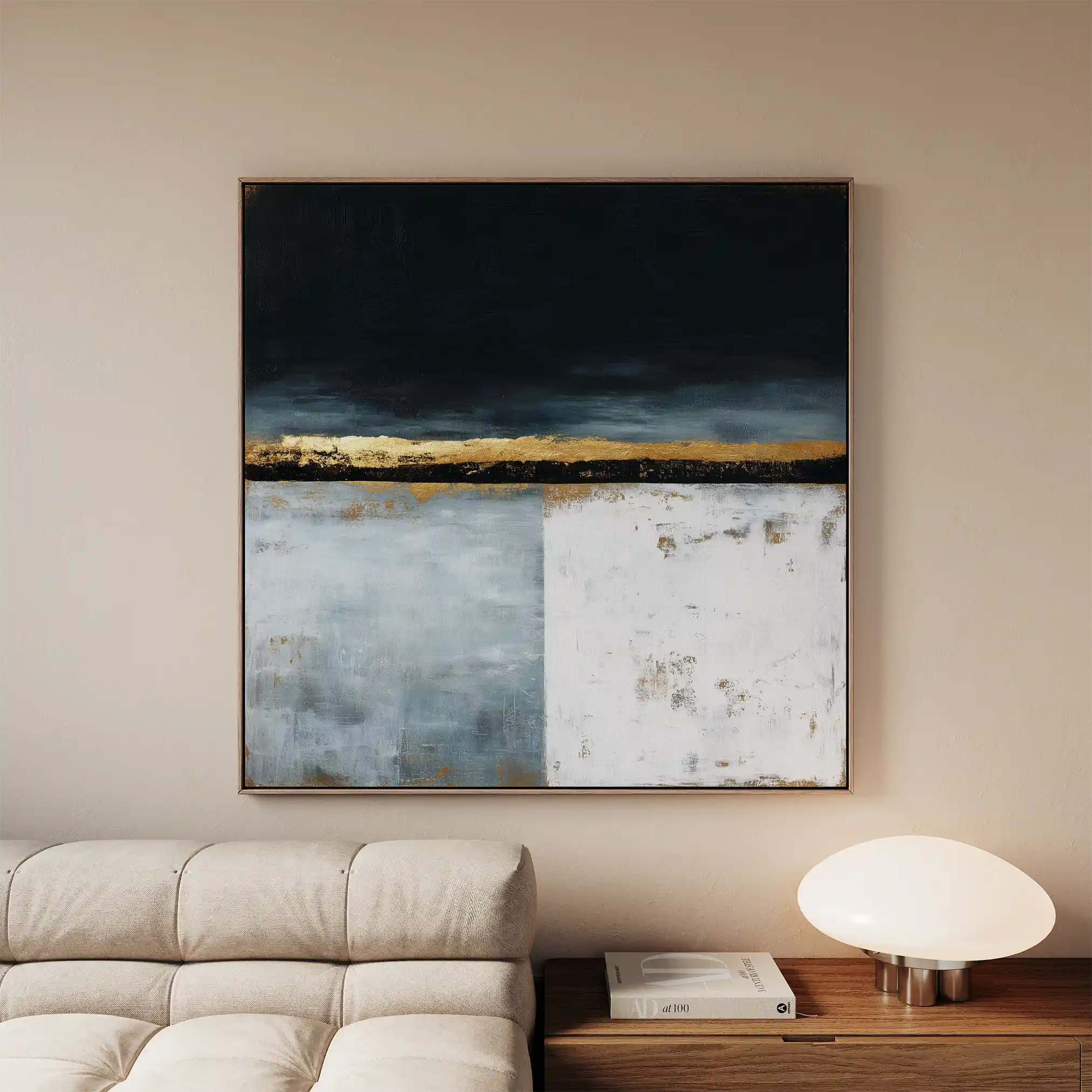 Abstract 907 Canvas Art 60 x 60 cm / Stretched on hidden frame