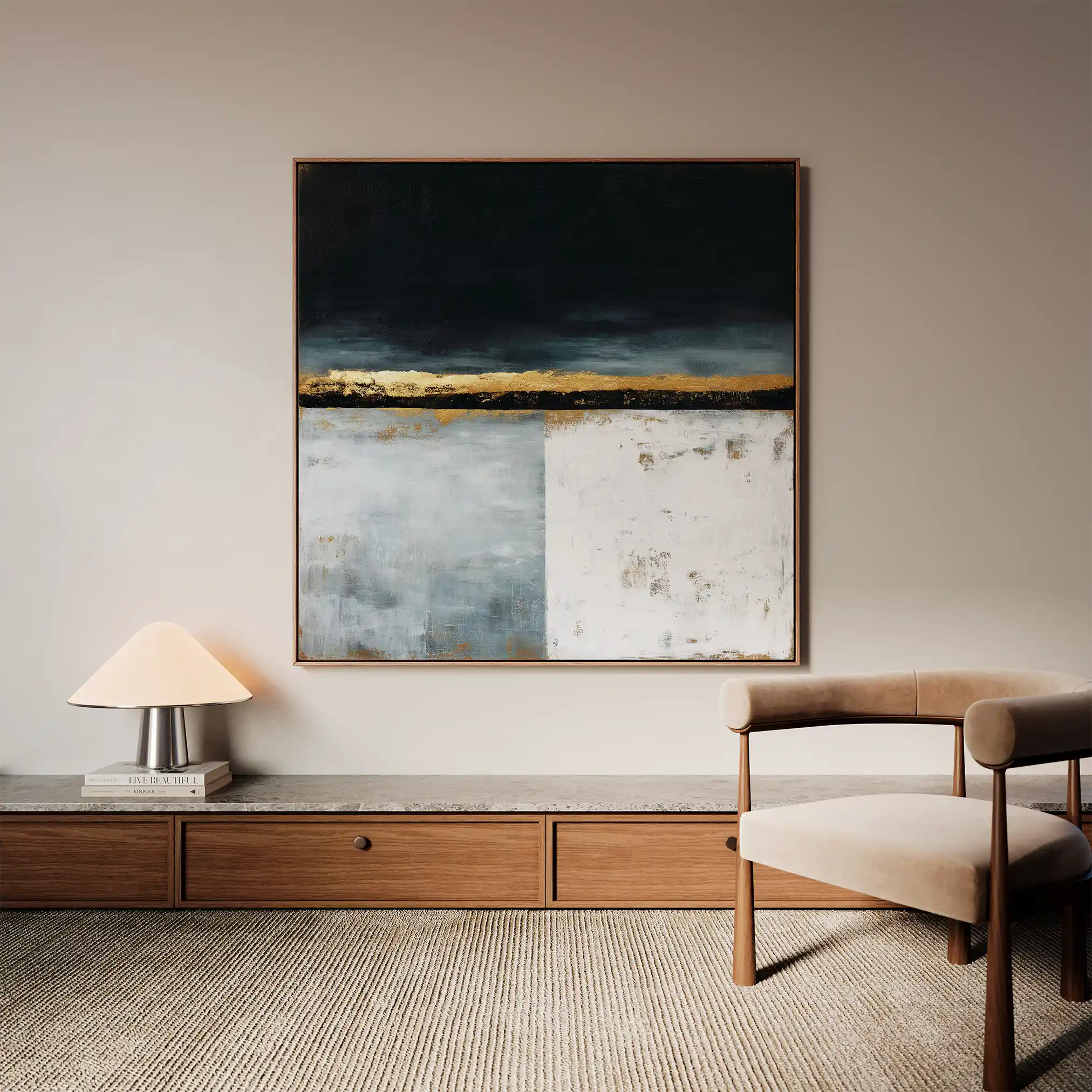 Abstract 907 Canvas Art 60 x 60 cm / Stretched on hidden frame