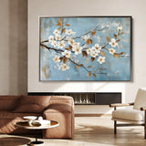Floral Canvas Wall Art WAD908-F 90 x 60 cm / Stretched on hidden frame