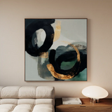 Abstract 909 Canvas Art 60 x 60 cm / Stretched on hidden frame