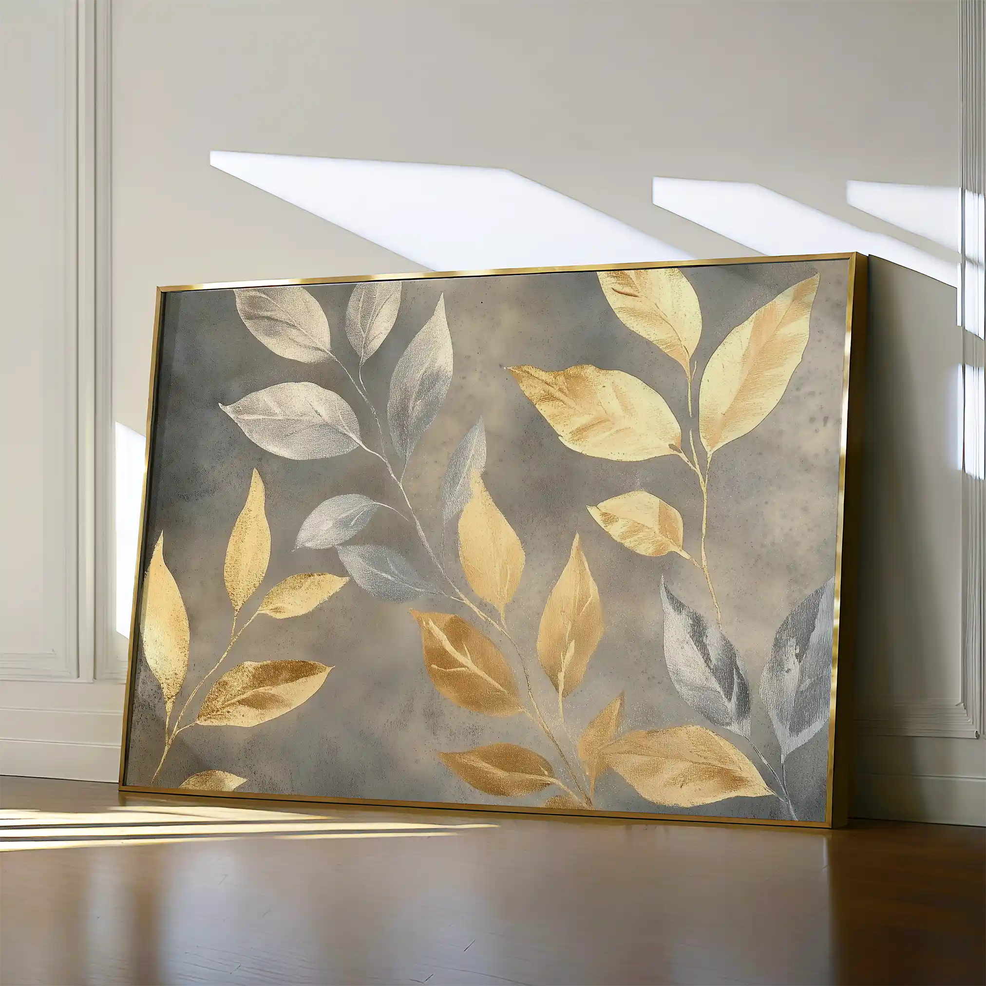 Floral Canvas Wall Art WAD909-F 90 x 60 cm / Stretched on hidden frame