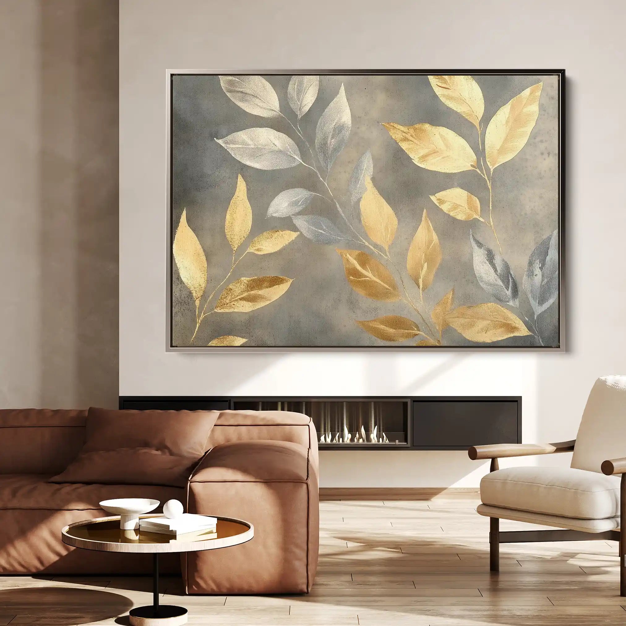 Floral Canvas Wall Art WAD909-F 90 x 60 cm / Stretched on hidden frame