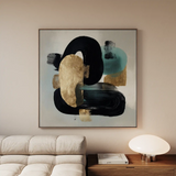 Abstract 910 Canvas Art 60 x 60 cm / Stretched on hidden frame