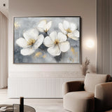 Floral Canvas Wall Art WAD910-F 90 x 60 cm / Stretched on hidden frame