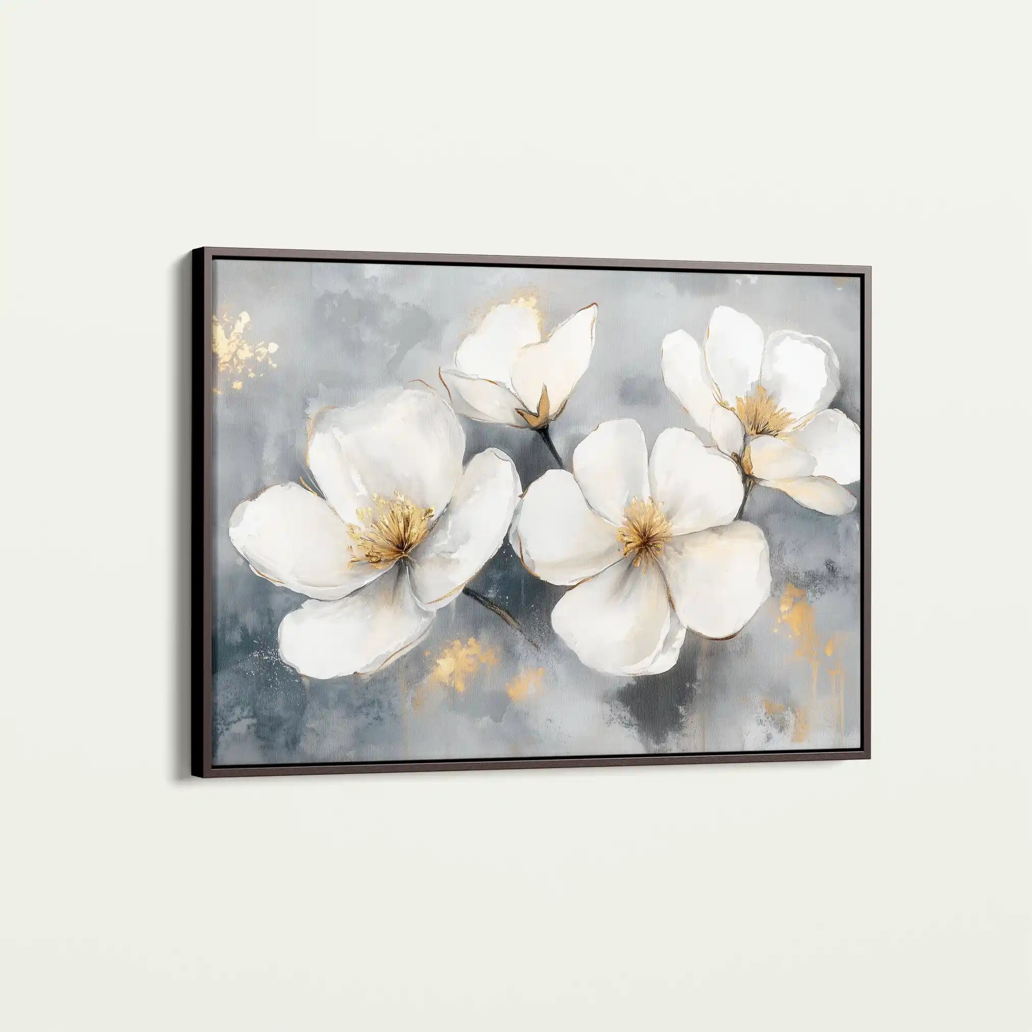 Floral Canvas Wall Art WAD910-F 90 x 60 cm / Stretched on hidden frame