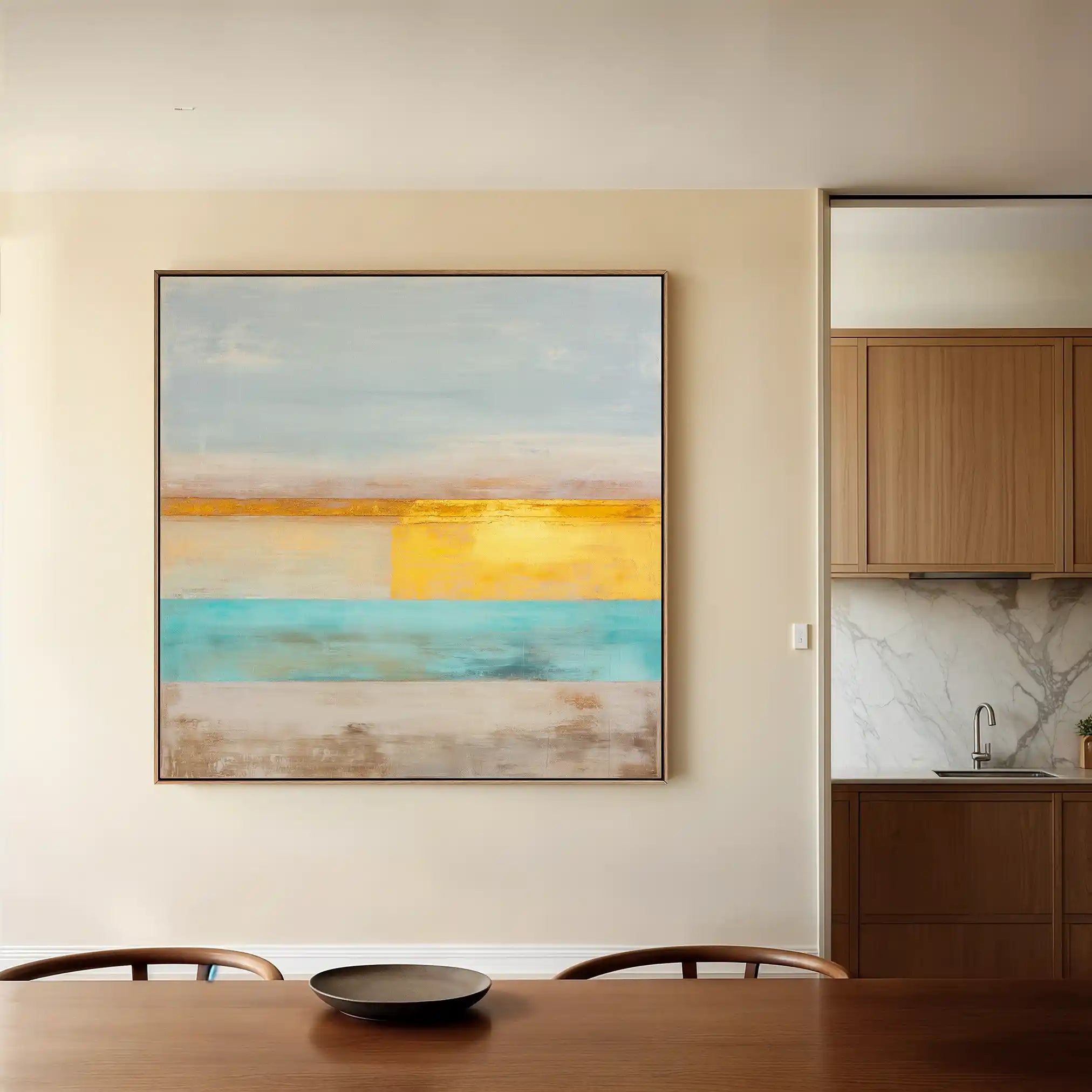 Abstract 914 Canvas Art 60 x 60 cm / Stretched on hidden frame