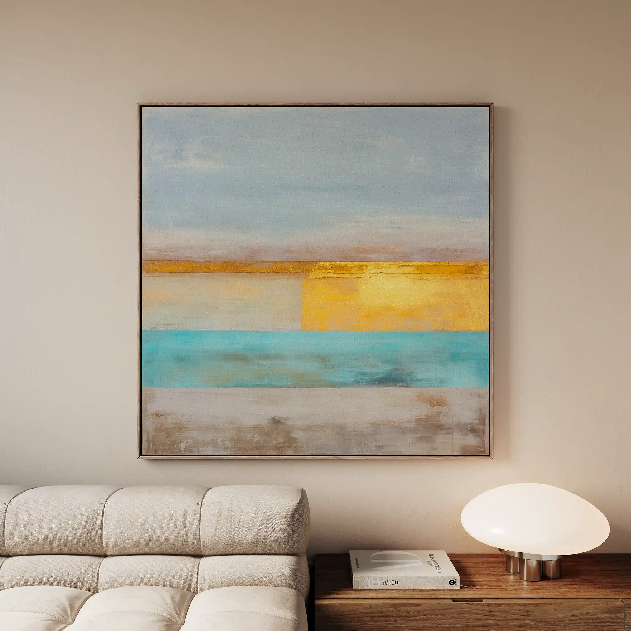 Abstract 914 Canvas Art 60 x 60 cm / Stretched on hidden frame