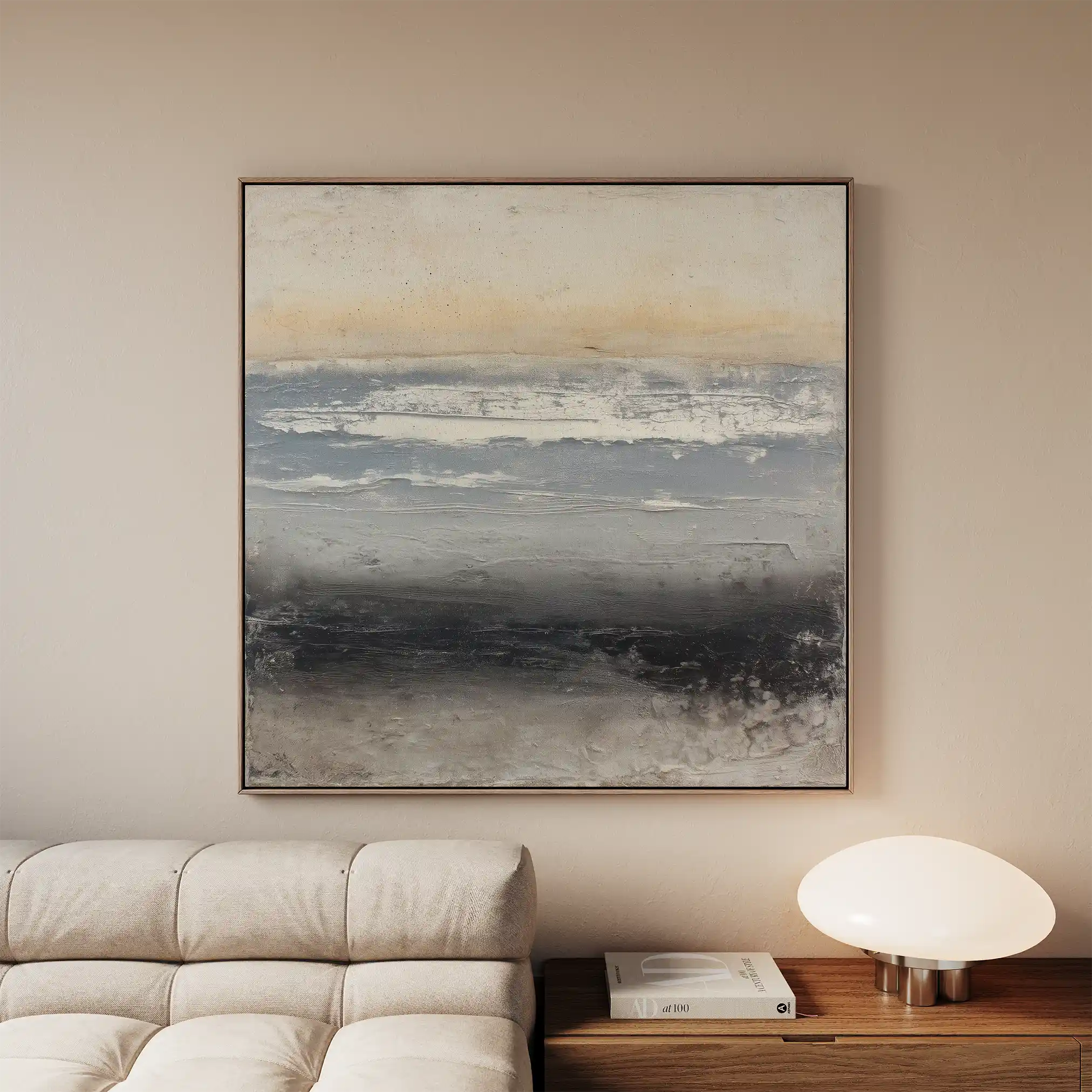 Abstract 915 Canvas Art 60 x 60 cm / Stretched on hidden frame