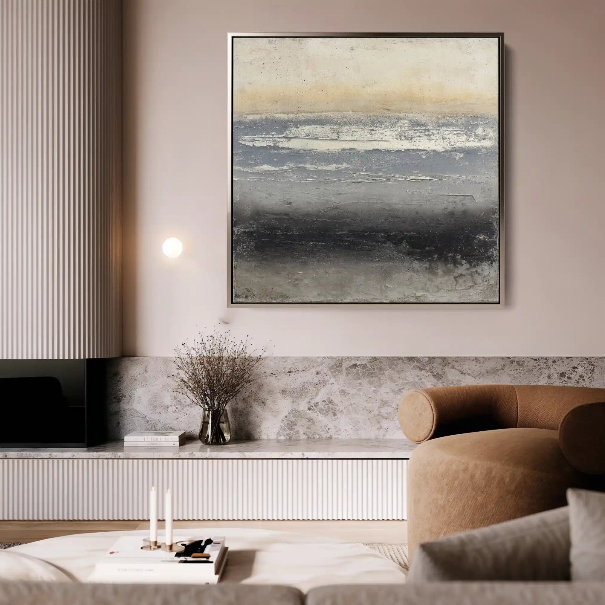 Abstract 915 Canvas Art 60 x 60 cm / Stretched on hidden frame