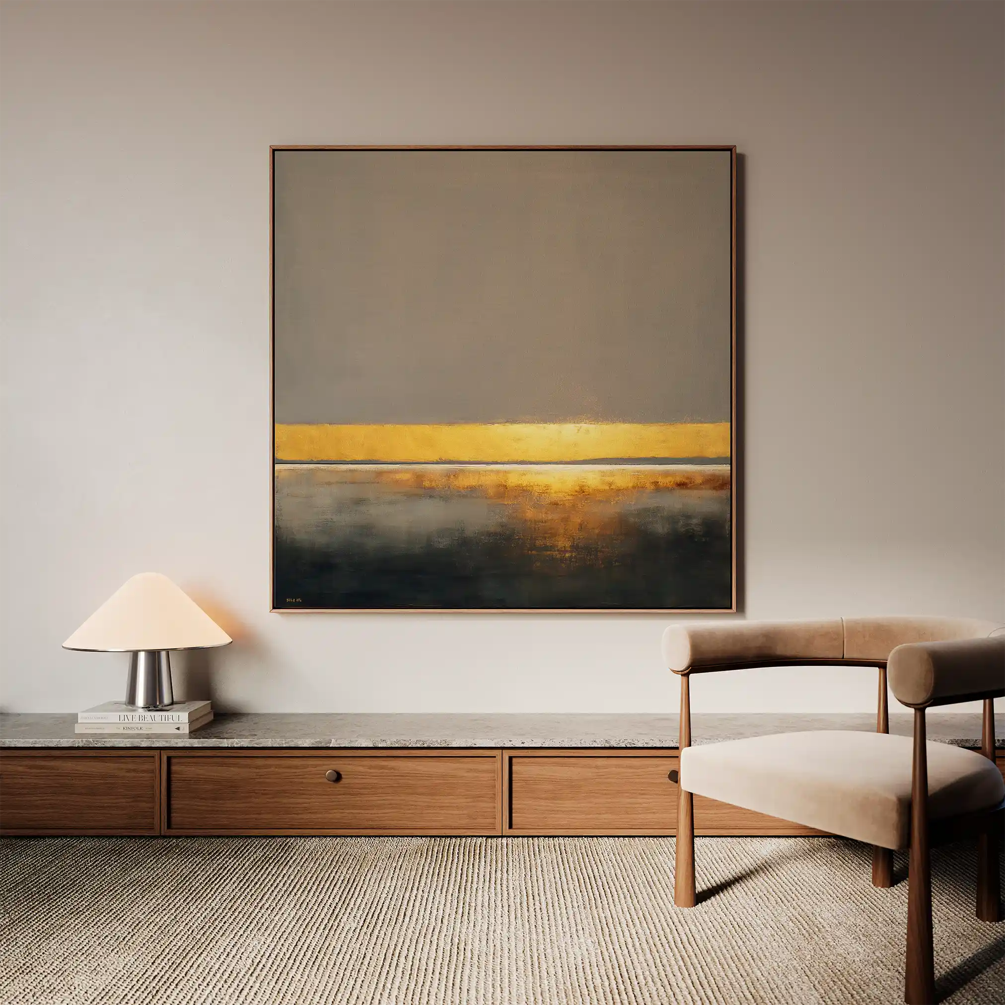Abstract 917 Canvas Art 60 x 60 cm / Stretched on hidden frame