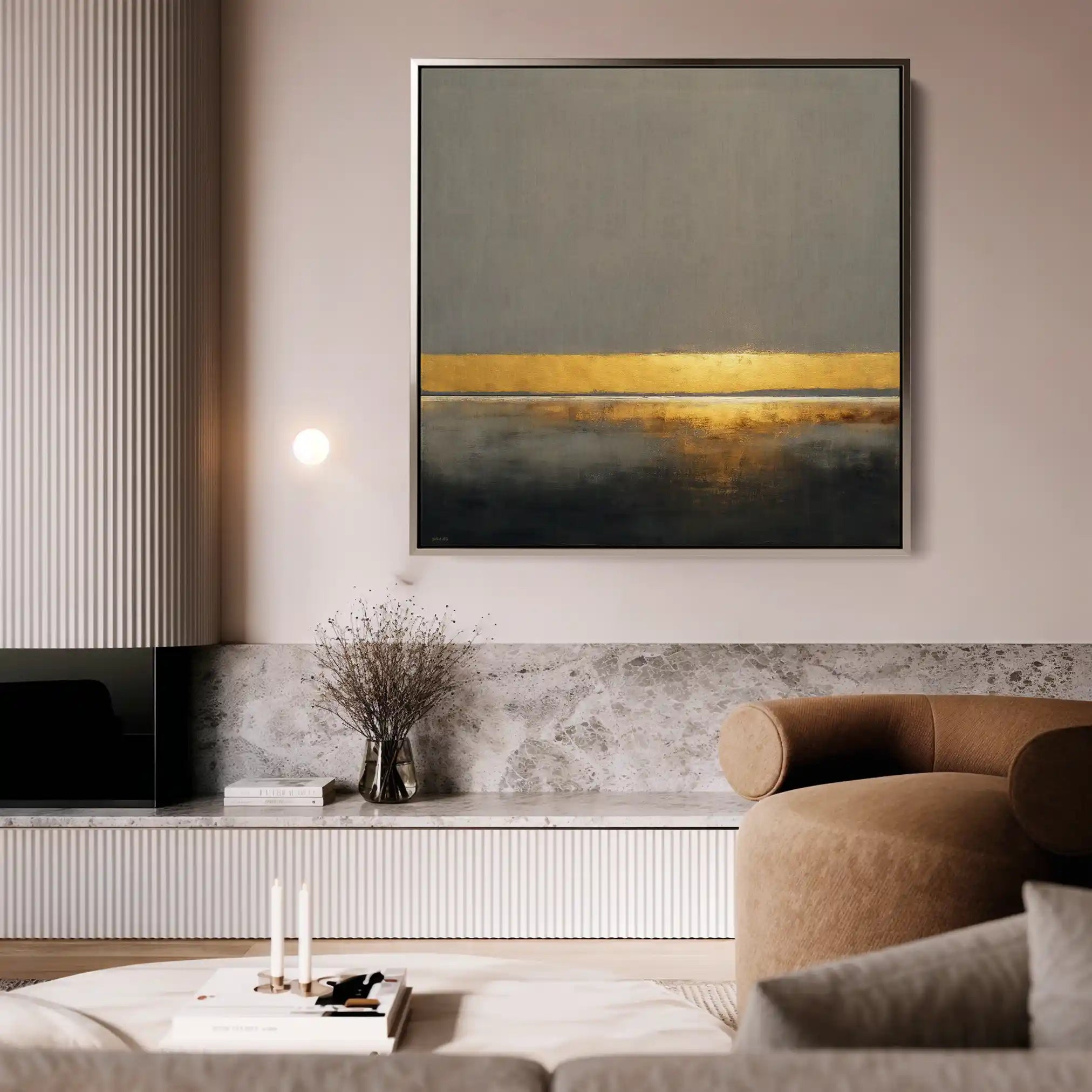Abstract 917 Canvas Art 60 x 60 cm / Stretched on hidden frame