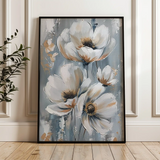 Floral Canvas Wall Art WAD919-F 90 x 60 cm / Stretched on hidden frame