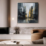 Abstract 920 Canvas Art 60 x 60 cm / Stretched on hidden frame