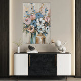 Floral Canvas Wall Art WAD920-F 90 x 60 cm / Stretched on hidden frame