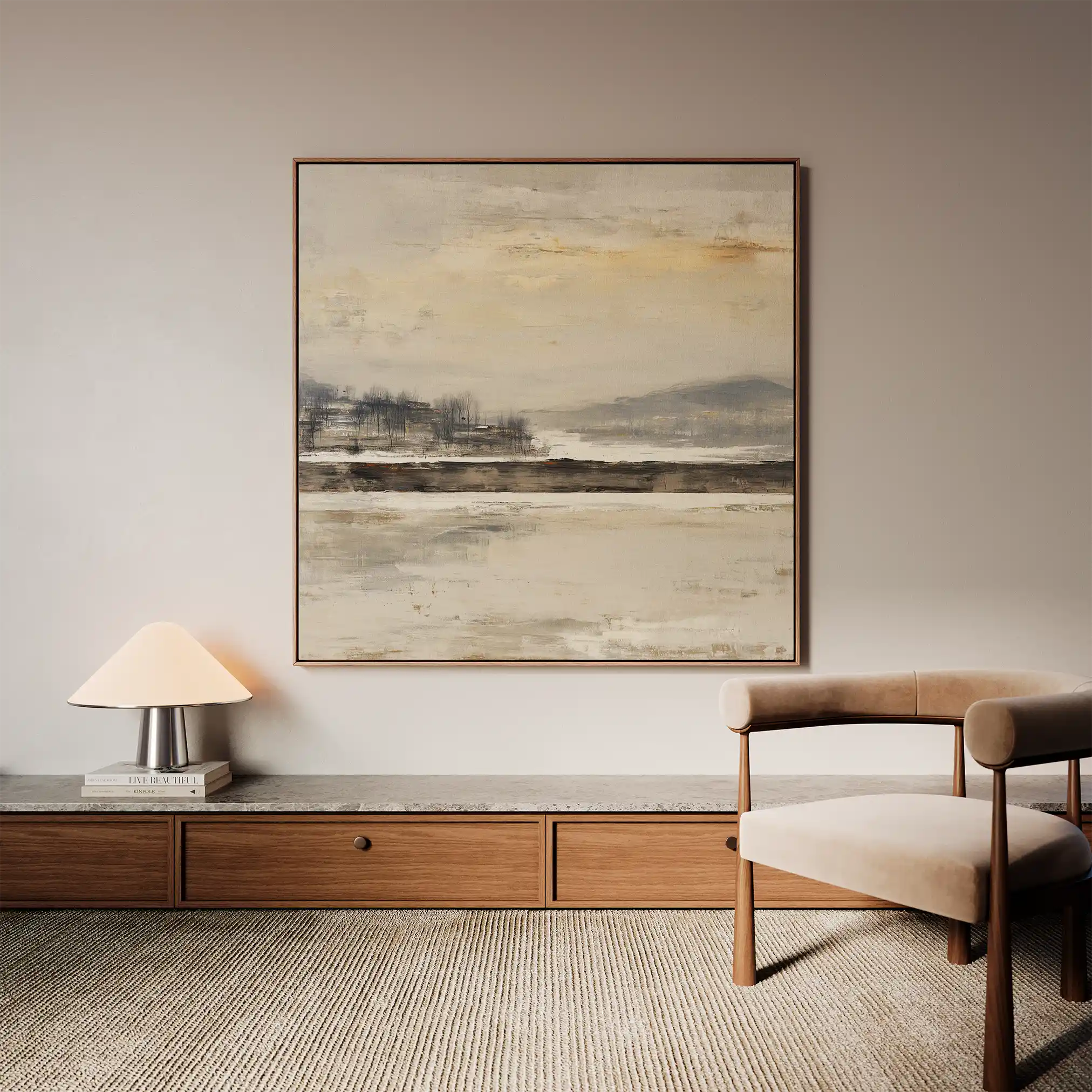 Abstract 922 Canvas Art 60 x 60 cm / Stretched on hidden frame