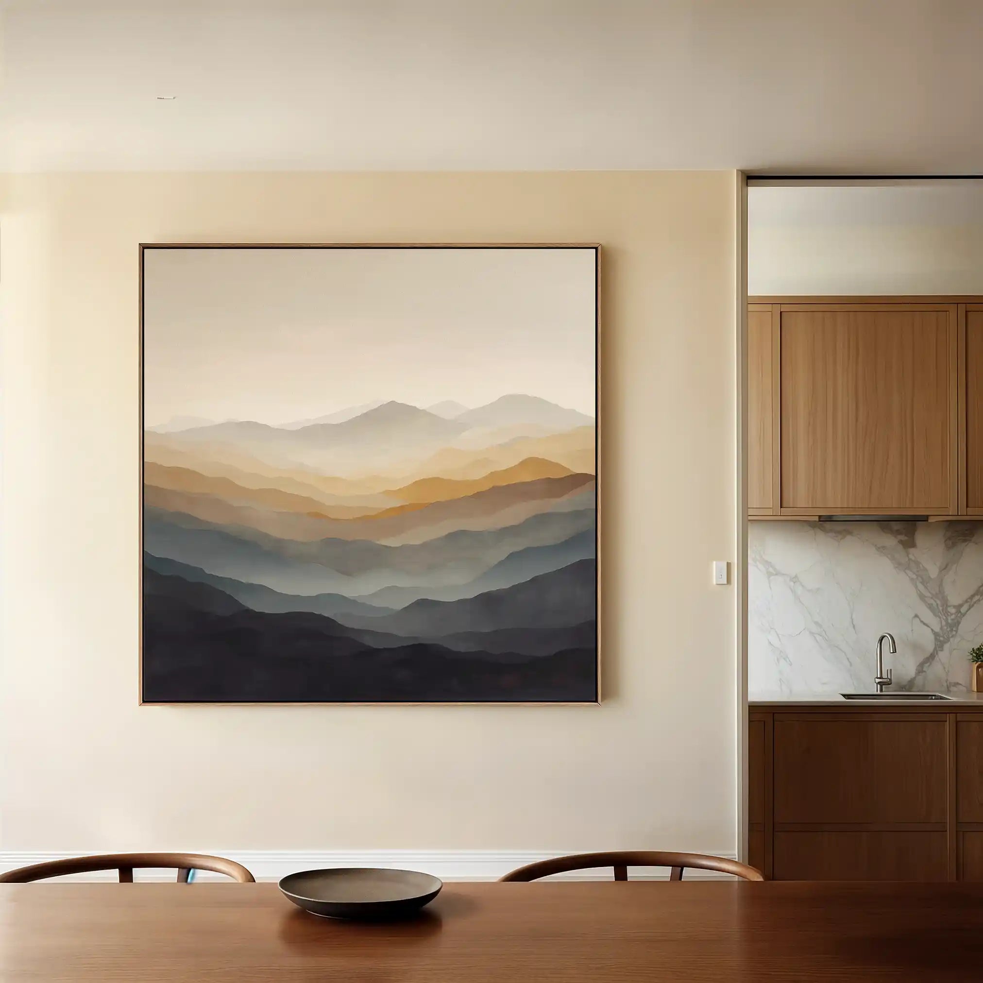 Abstract 924 Canvas Art 60 x 60 cm / Stretched on hidden frame