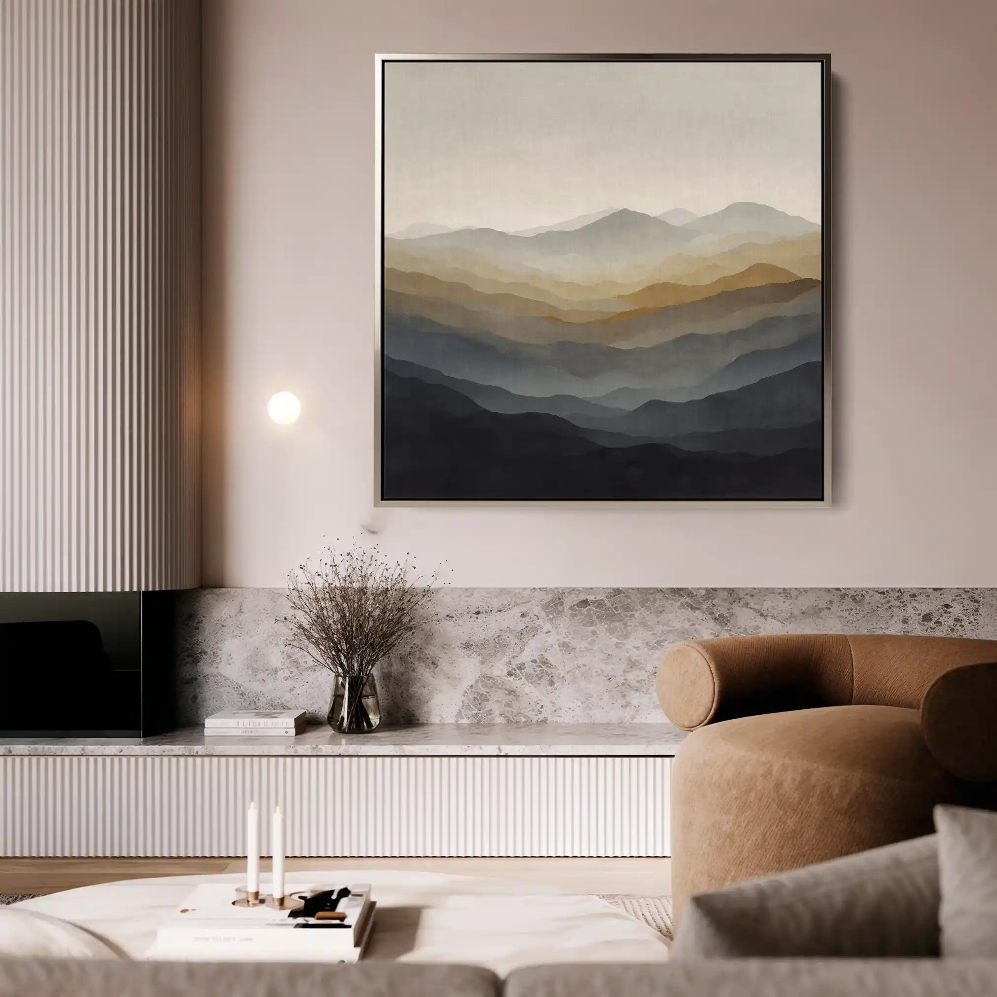 Abstract 924 Canvas Art 60 x 60 cm / Stretched on hidden frame