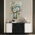 Floral Canvas Wall Art WAD924-F 90 x 60 cm / Stretched on hidden frame