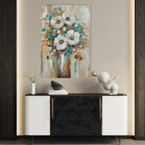 Floral Canvas Wall Art WAD924-F 90 x 60 cm / Stretched on hidden frame