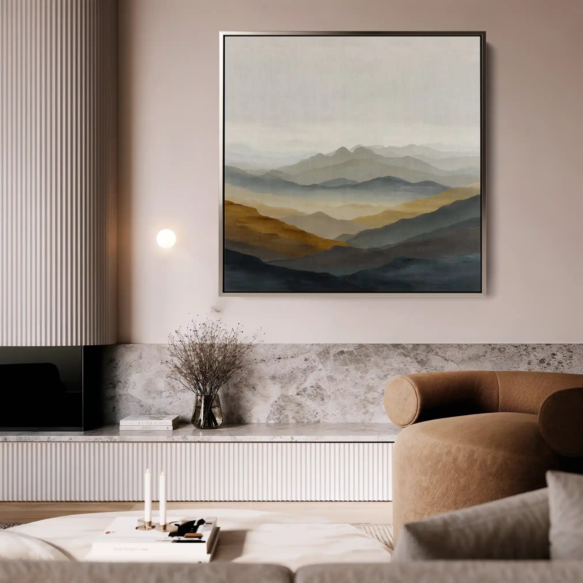 Abstract 927 Canvas Art 60 x 60 cm / Stretched on hidden frame