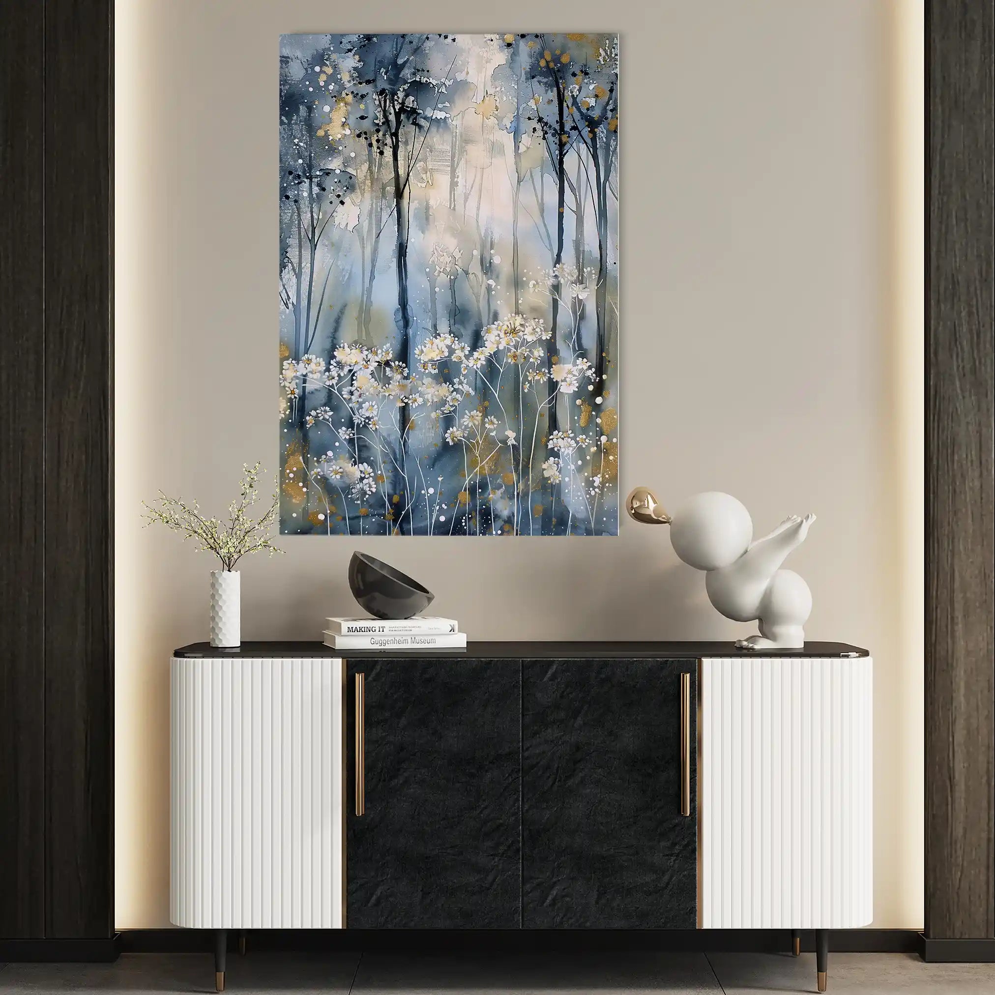 Floral Canvas Wall Art WAD928-F 90 x 60 cm / Stretched on hidden frame