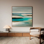Abstract 930 Canvas Art 60 x 60 cm / Stretched on hidden frame