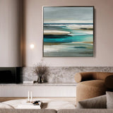 Abstract 930 Canvas Art 60 x 60 cm / Stretched on hidden frame